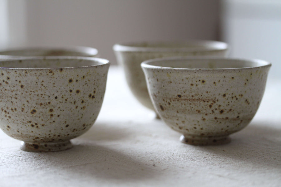 Tea Bowls, handmade stoneware, for Zen Tea Ceremony