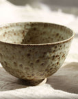 Tea Bowls, handmade stoneware, for Zen Tea Ceremony (white jade)