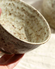 Tea Bowls, handmade stoneware, for Zen Tea Ceremony (white jade)